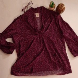 XL Plus sized Purple Top